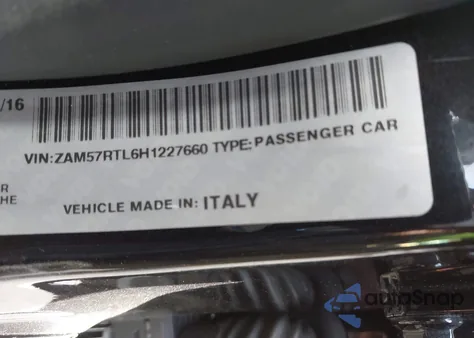 2017 Maserati Ghibli S Q4 z USA, uszkodzony, nr VIN ZAM57RTL6H1227660